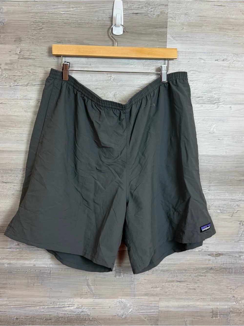 Patagonia Men's Baggies Shorts XXL Gray Lined Swim Water Hiking Athletic